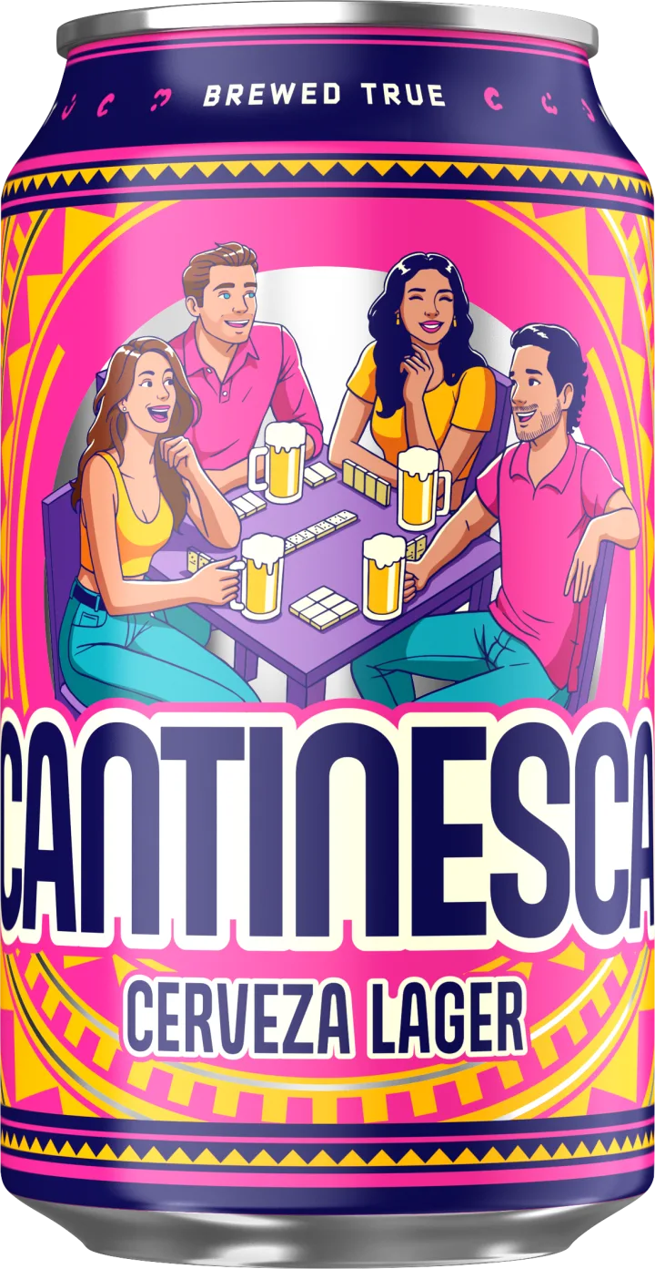 Cantinesca Cerveza Lager can